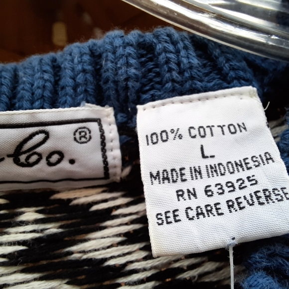 Vintage Bugle Boy Sweater size L + FREE GIFT - Picture 4 of 6